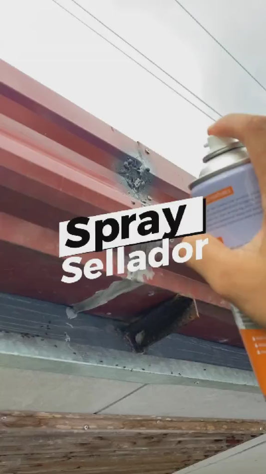 Spray sellador de grietas transparente